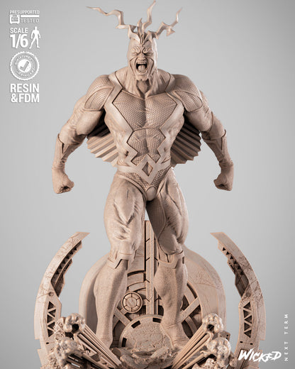 Black Bolt Statue