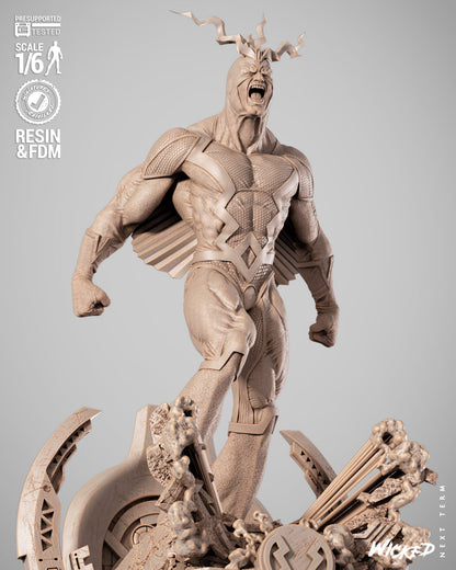 Black Bolt Statue