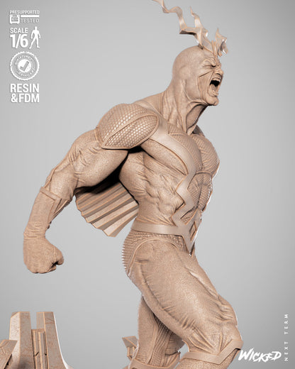 Black Bolt Statue