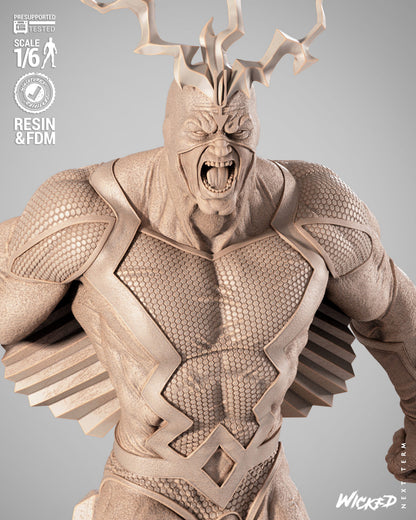 Black Bolt Statue