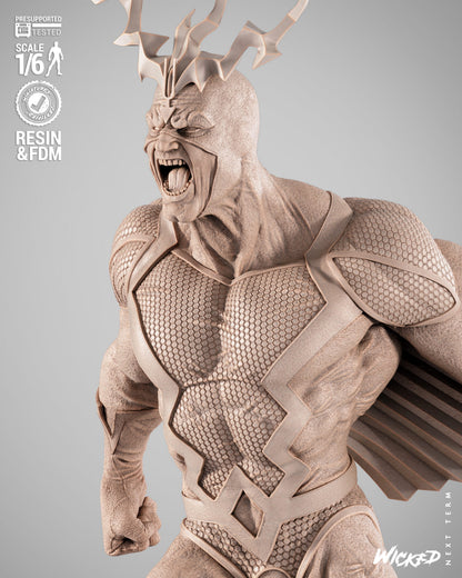 Black Bolt Statue