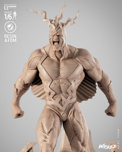 Black Bolt Statue