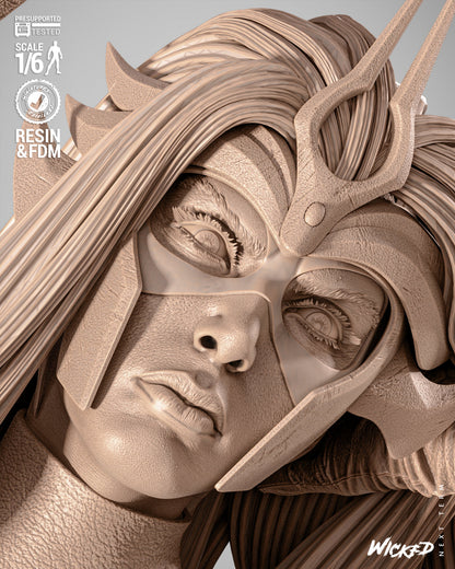 Medusa Statue 3D-Printed Kit