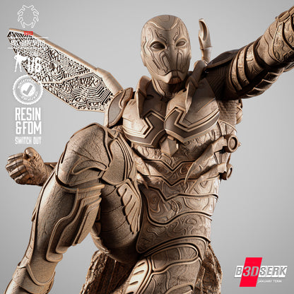 Blue Beetle Statue