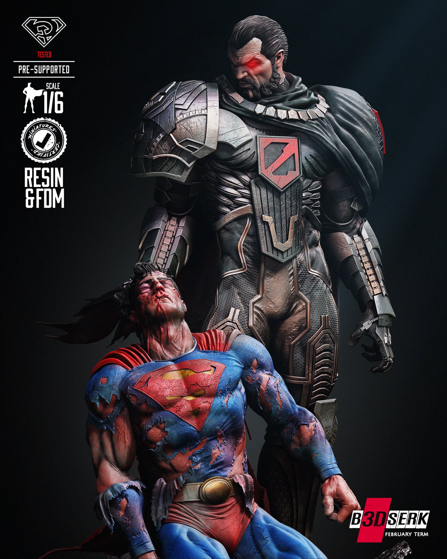 Zod & Superman Diorama