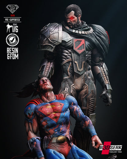 Zod & Superman Diorama