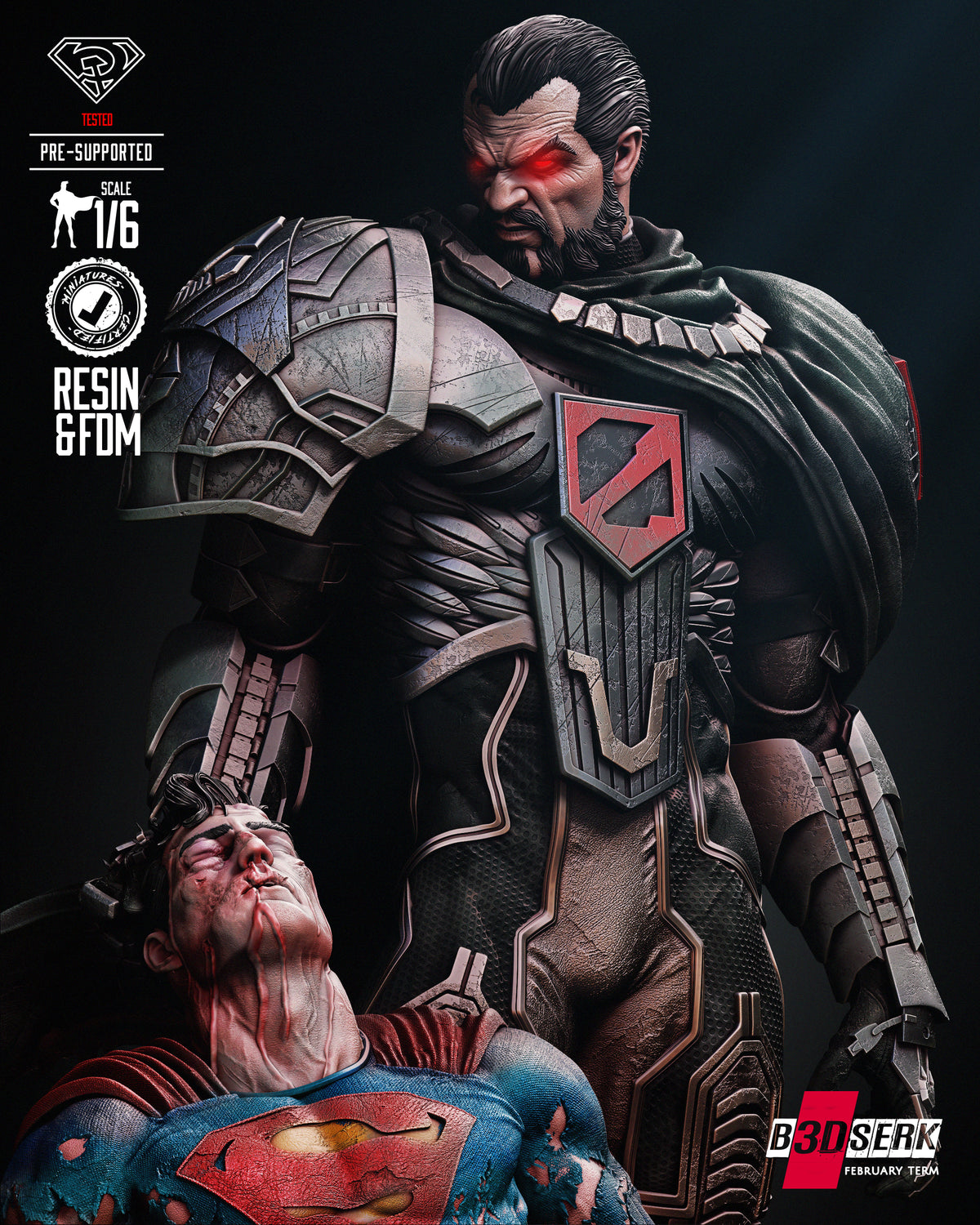 Zod & Superman Diorama