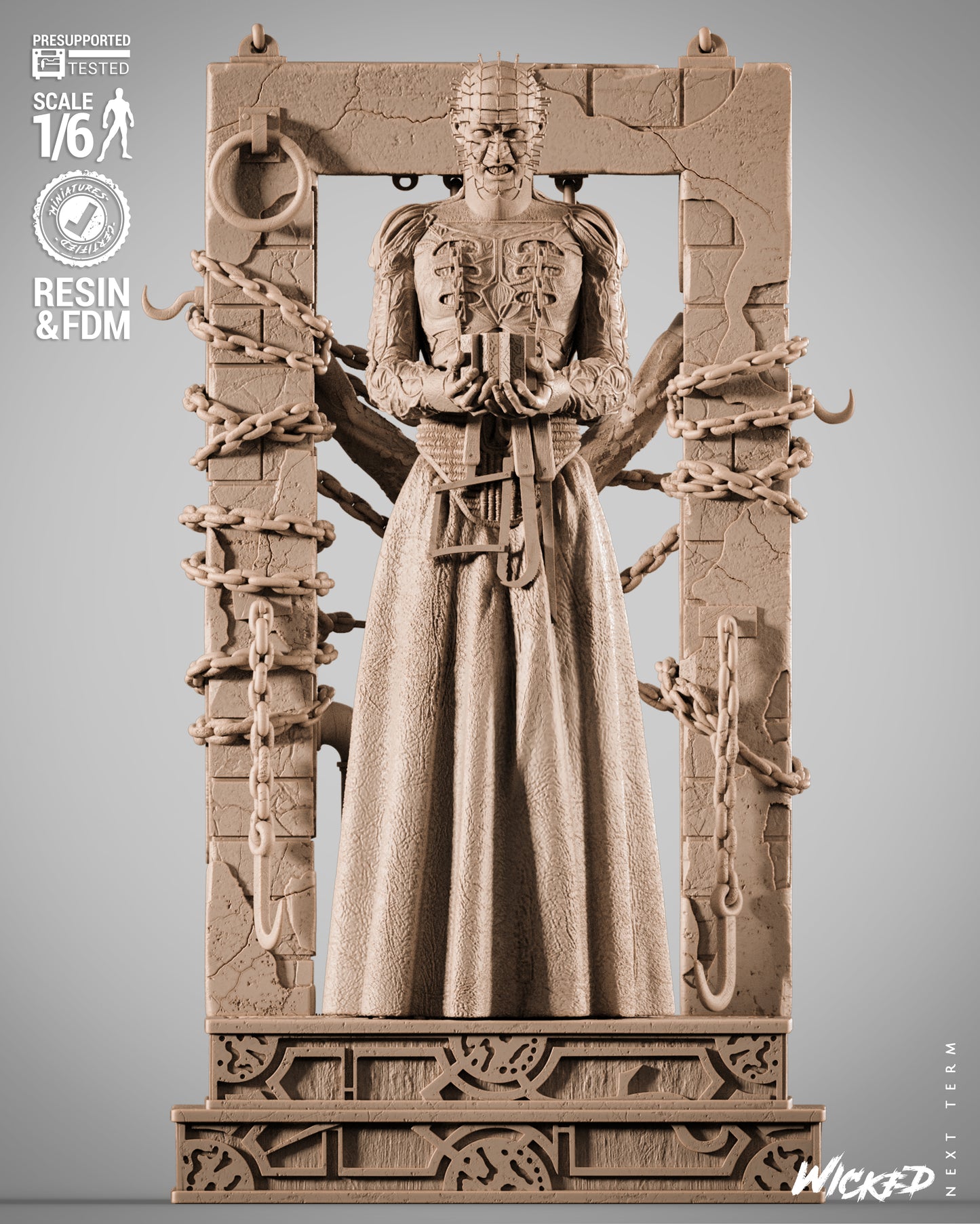 Pinhead Statue 3D-Printed Kit