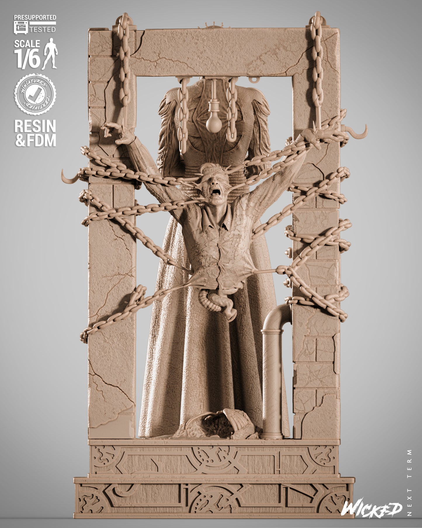 Pinhead Statue 3D-Printed Kit