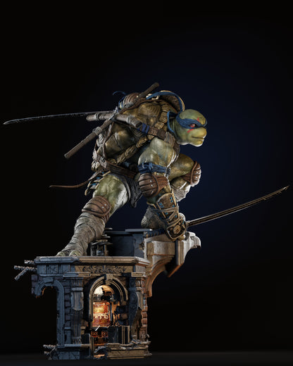 Leonardo Statue