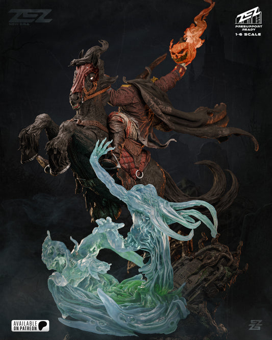 Headless Horseman Statue 3D-Printed Kit
