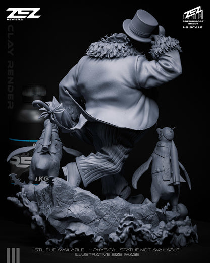 Penguin Statue 3D-Printed Kit