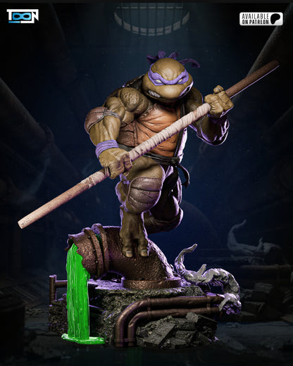 Donatello TMNT Statue 3D-Printed Kit
