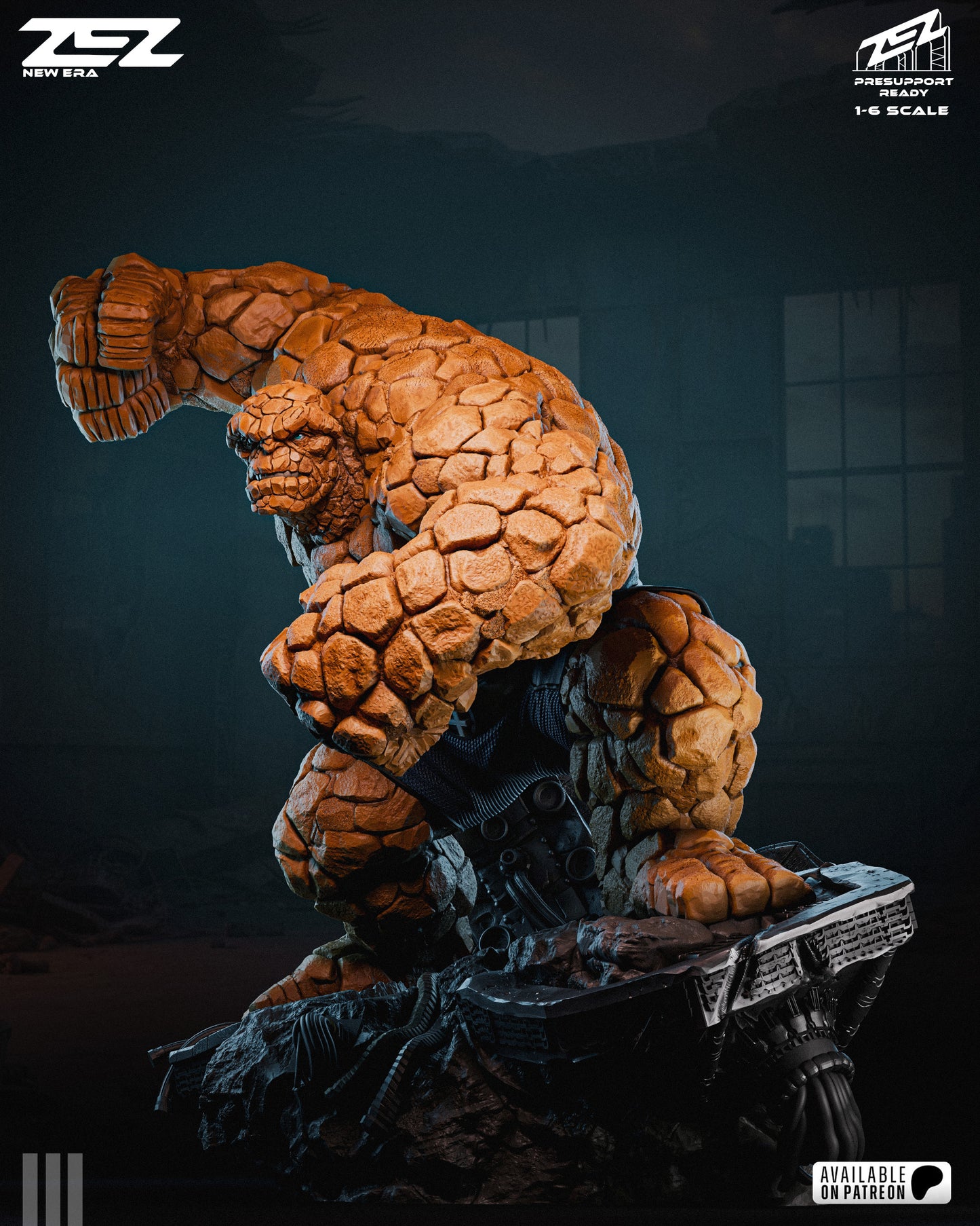 The Thing Statue 3D-Printed Kit