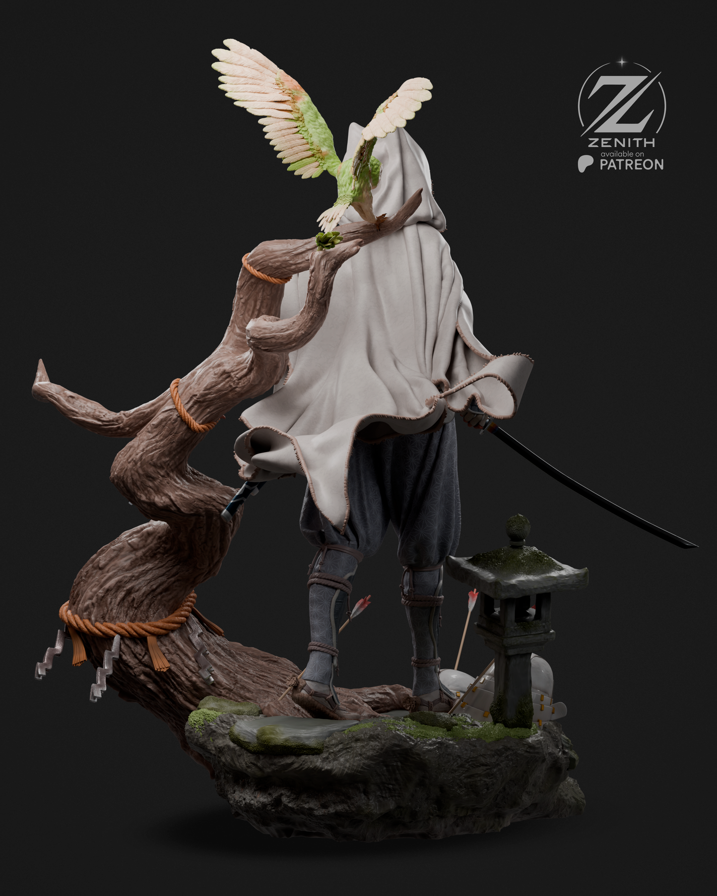 Samurai Ahsoka Statue