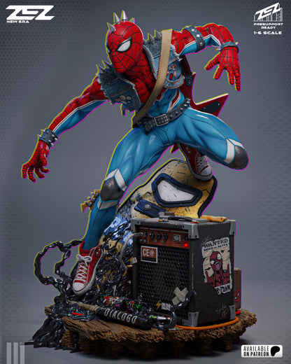 Spider Punk Statue