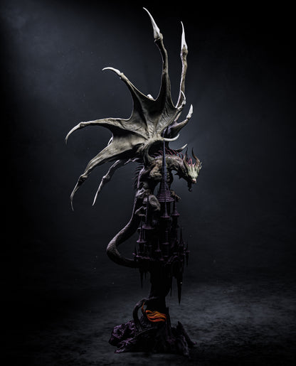 Mysterious Dragon Statue 3D-Printed Kit