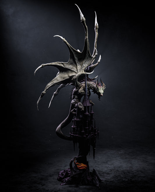 Mysterious Dragon Statue 3D-Printed Kit