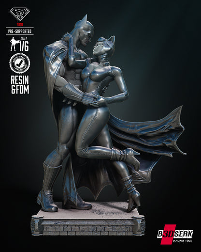 Batman & Catwoman Diorama