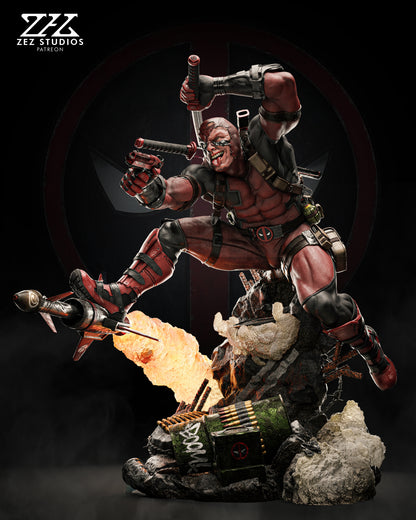 Deadpool Statue 3D-Printed Kit