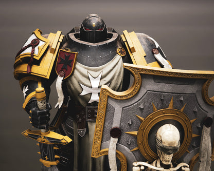 The Templar Statue 3D-Printed Kit