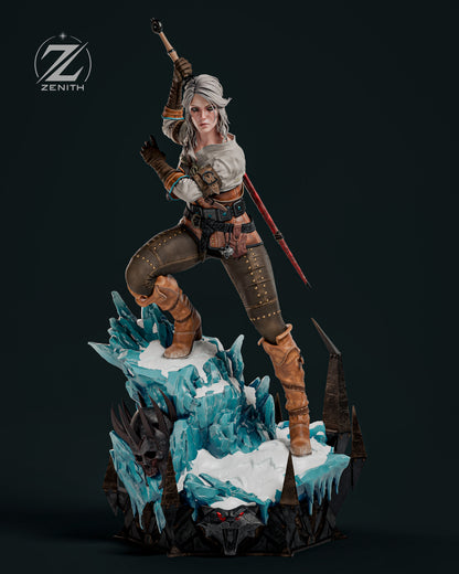 Ciri Statue 3D-Printed Kit