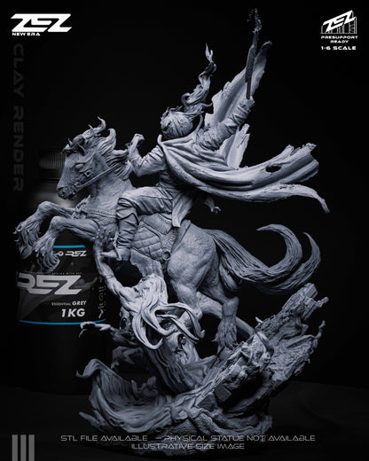 Headless Horseman Statue 3D-Printed Kit