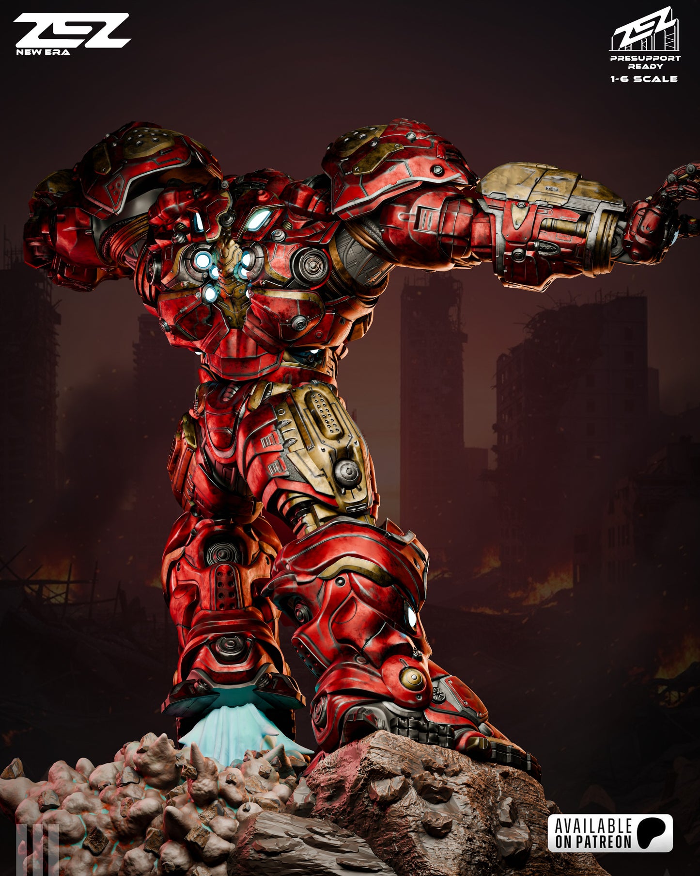 Hulkbuster Statue