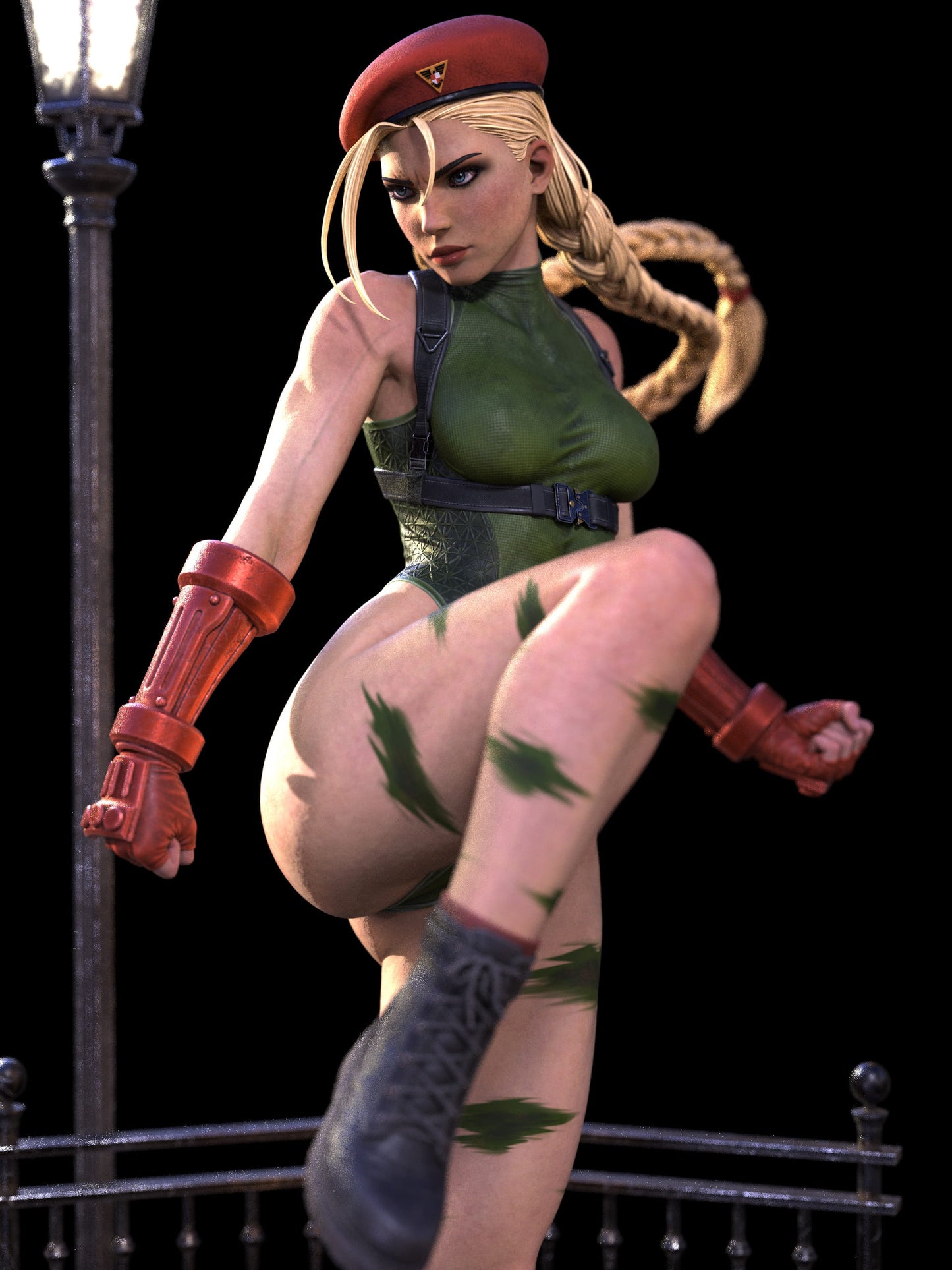 Cammy Statue 3D-Printed Kit