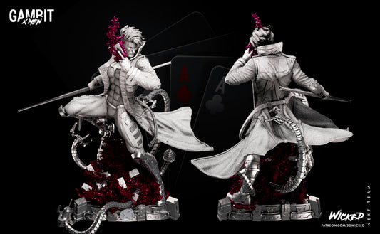 Gambit (X-Men) Statue