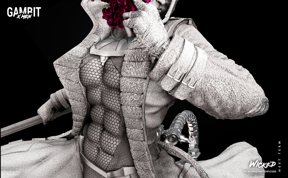 Gambit (X-Men) Statue