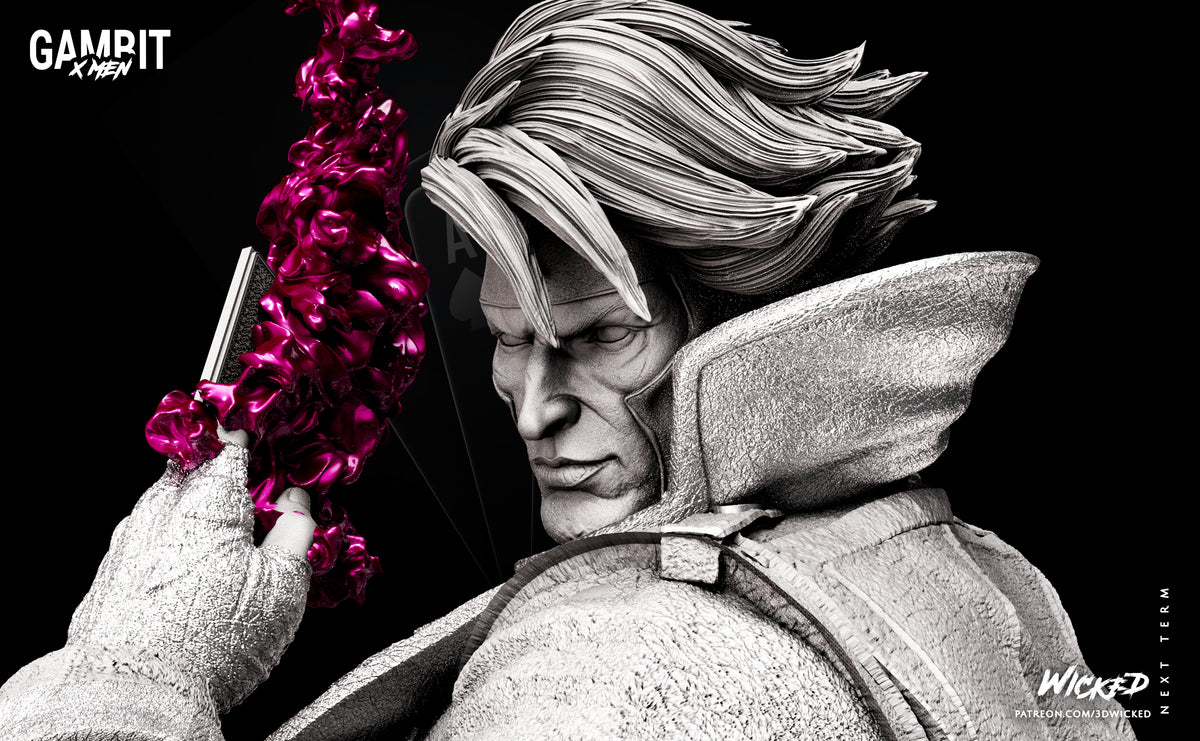 Gambit (X-Men) Statue
