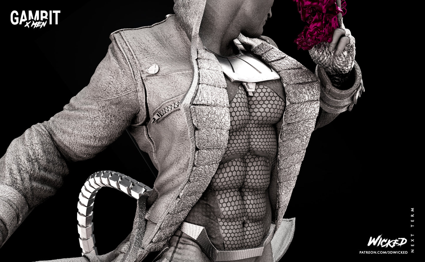 Gambit (X-Men) Statue