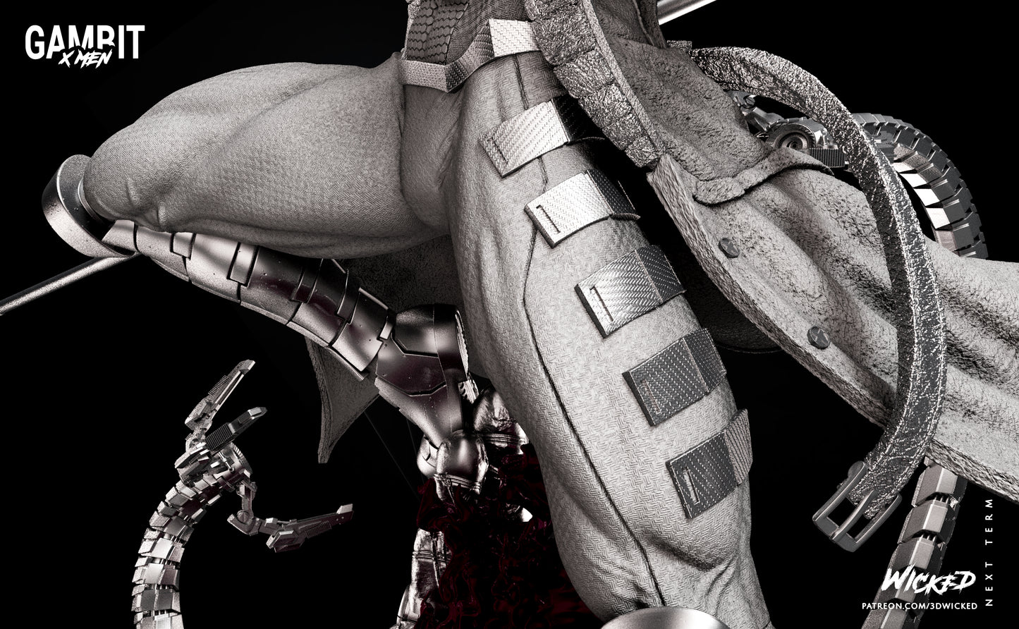 Gambit (X-Men) Statue