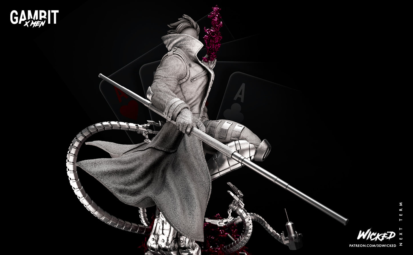 Gambit (X-Men) Statue