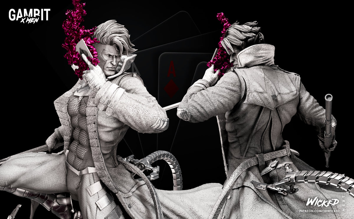 Gambit (X-Men) Statue