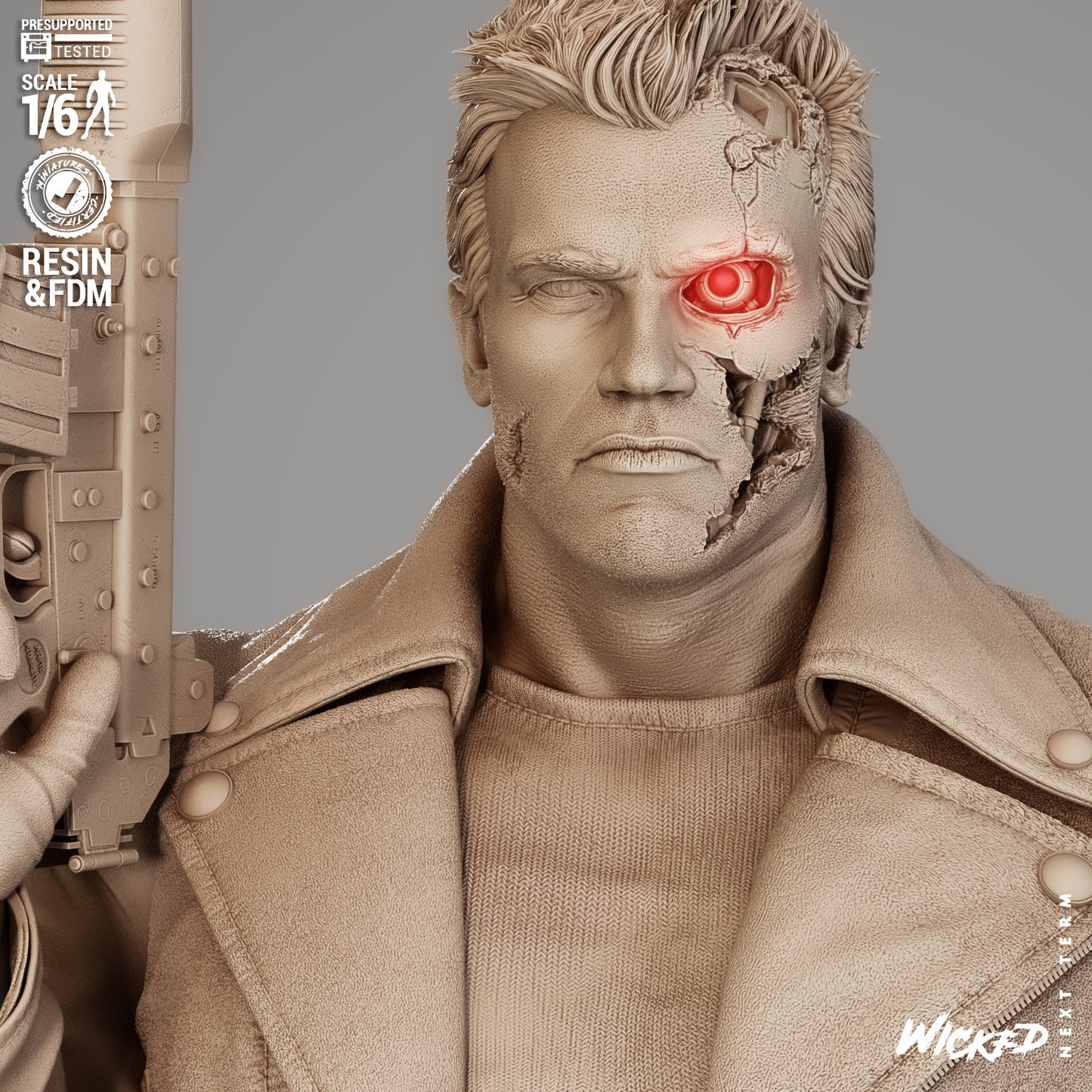 Terminator Statue