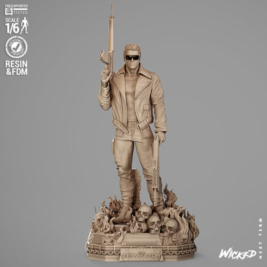 Terminator Statue