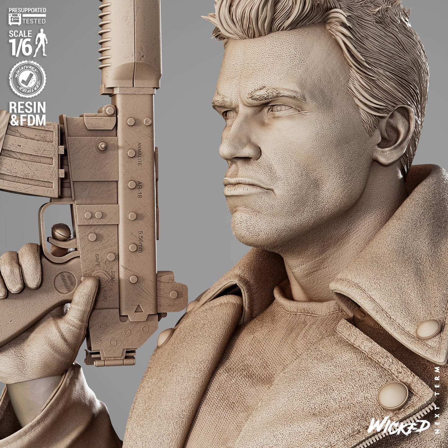 Terminator Statue