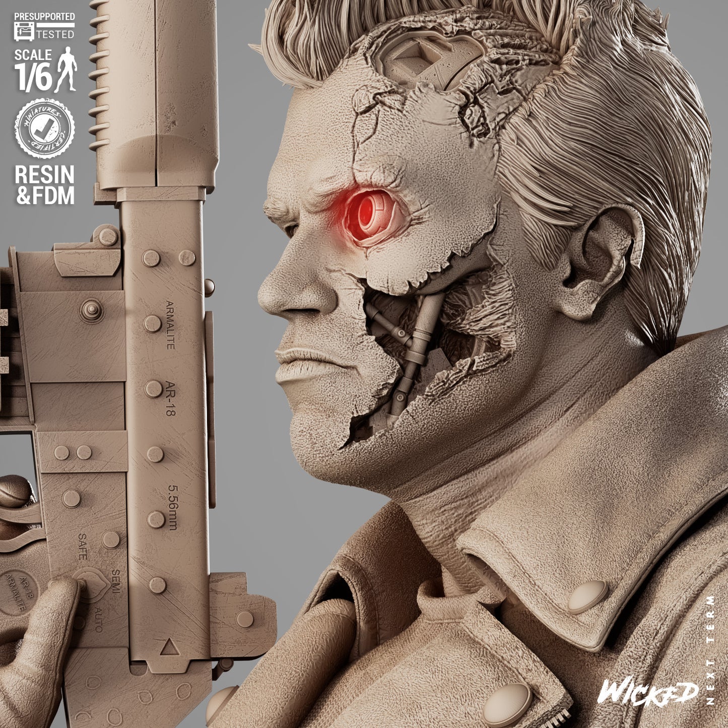 Terminator Statue