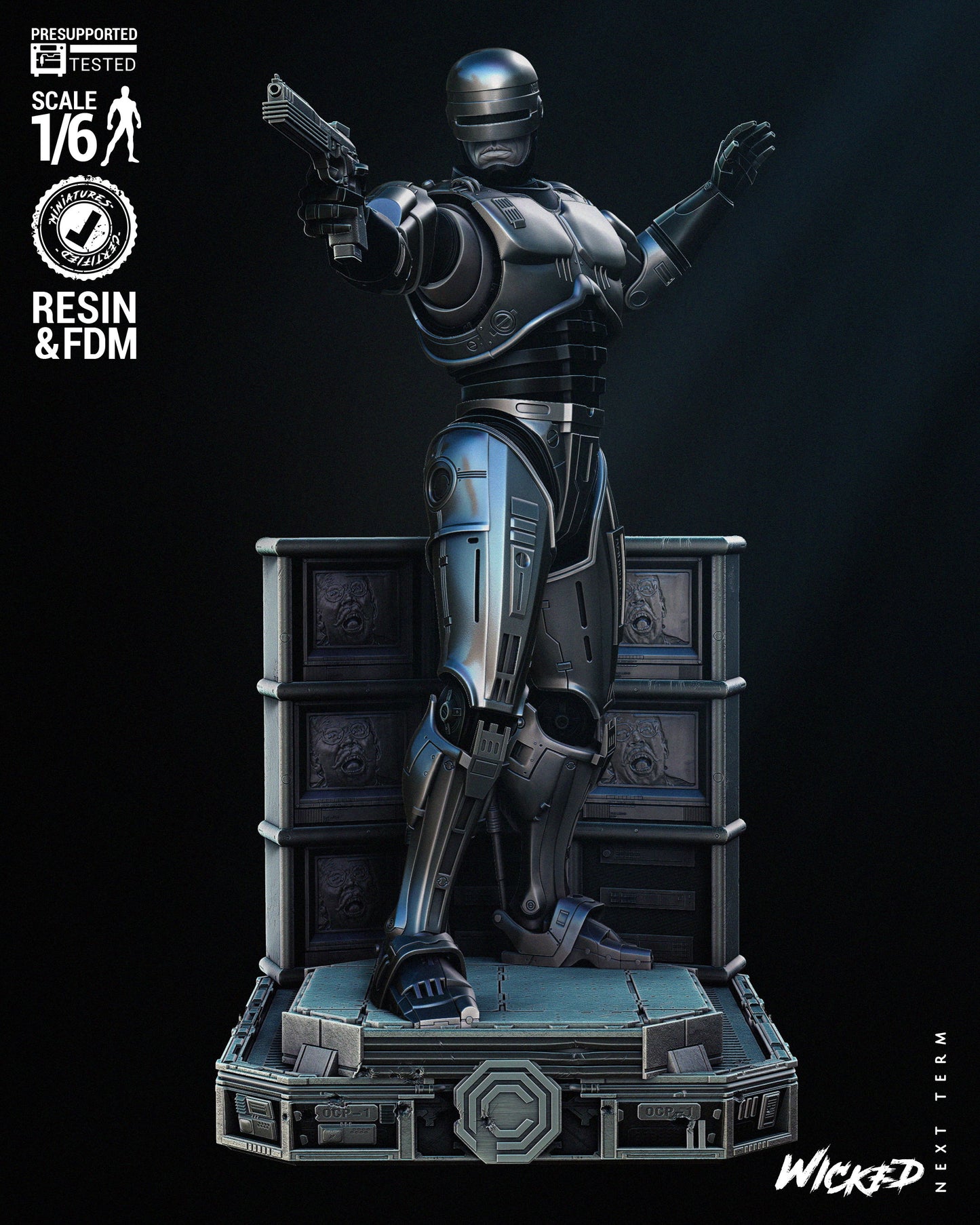 Robocop Statue
