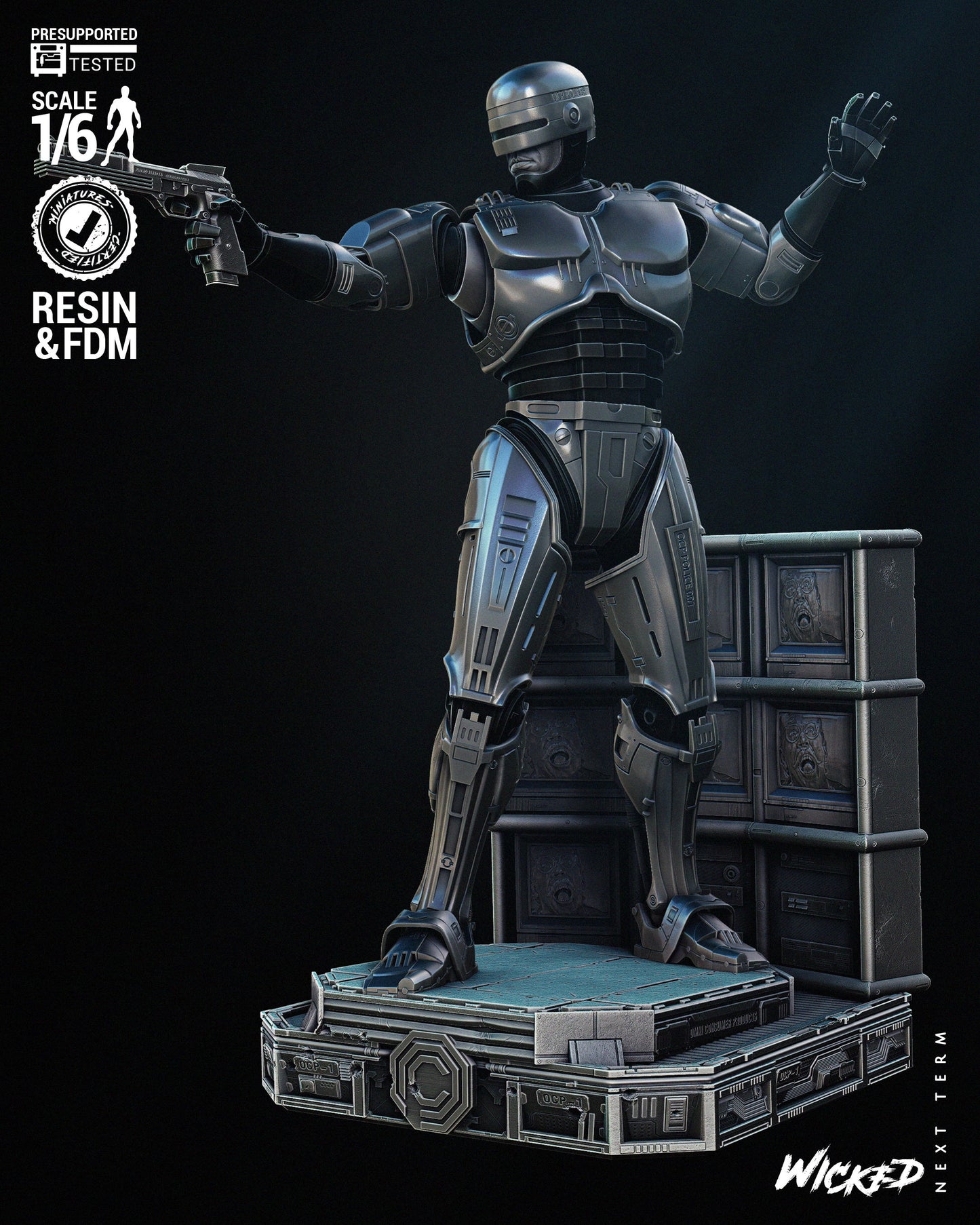 Robocop Statue