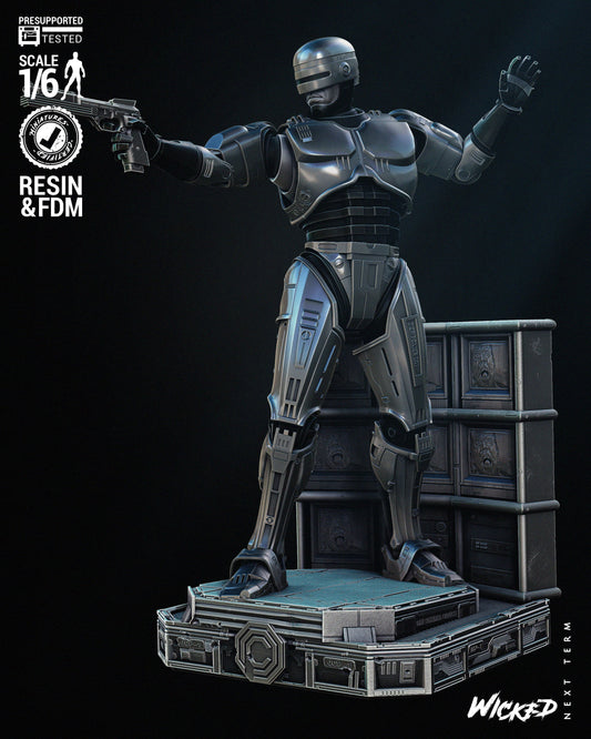 Robocop Statue