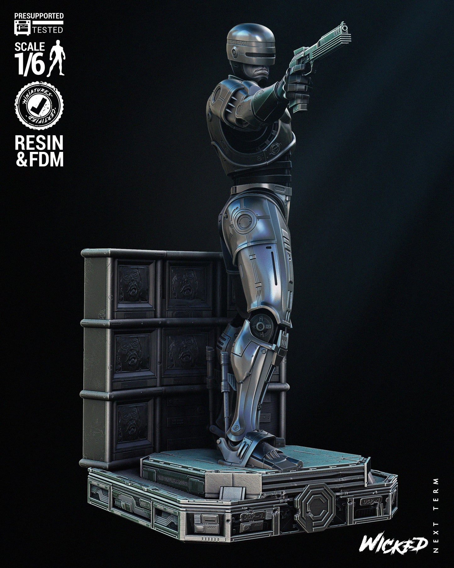 Robocop Statue