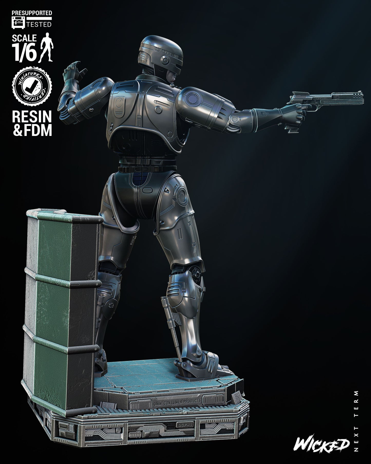 Robocop Statue