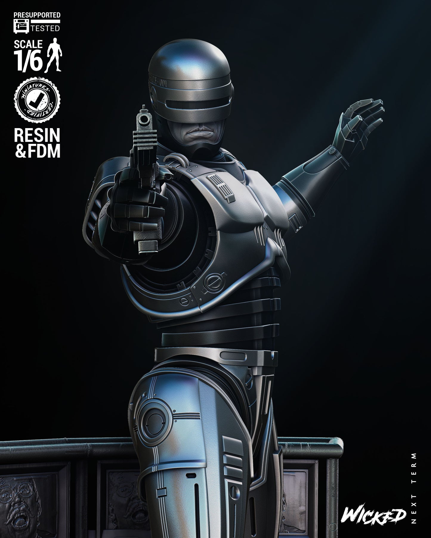 Robocop Statue