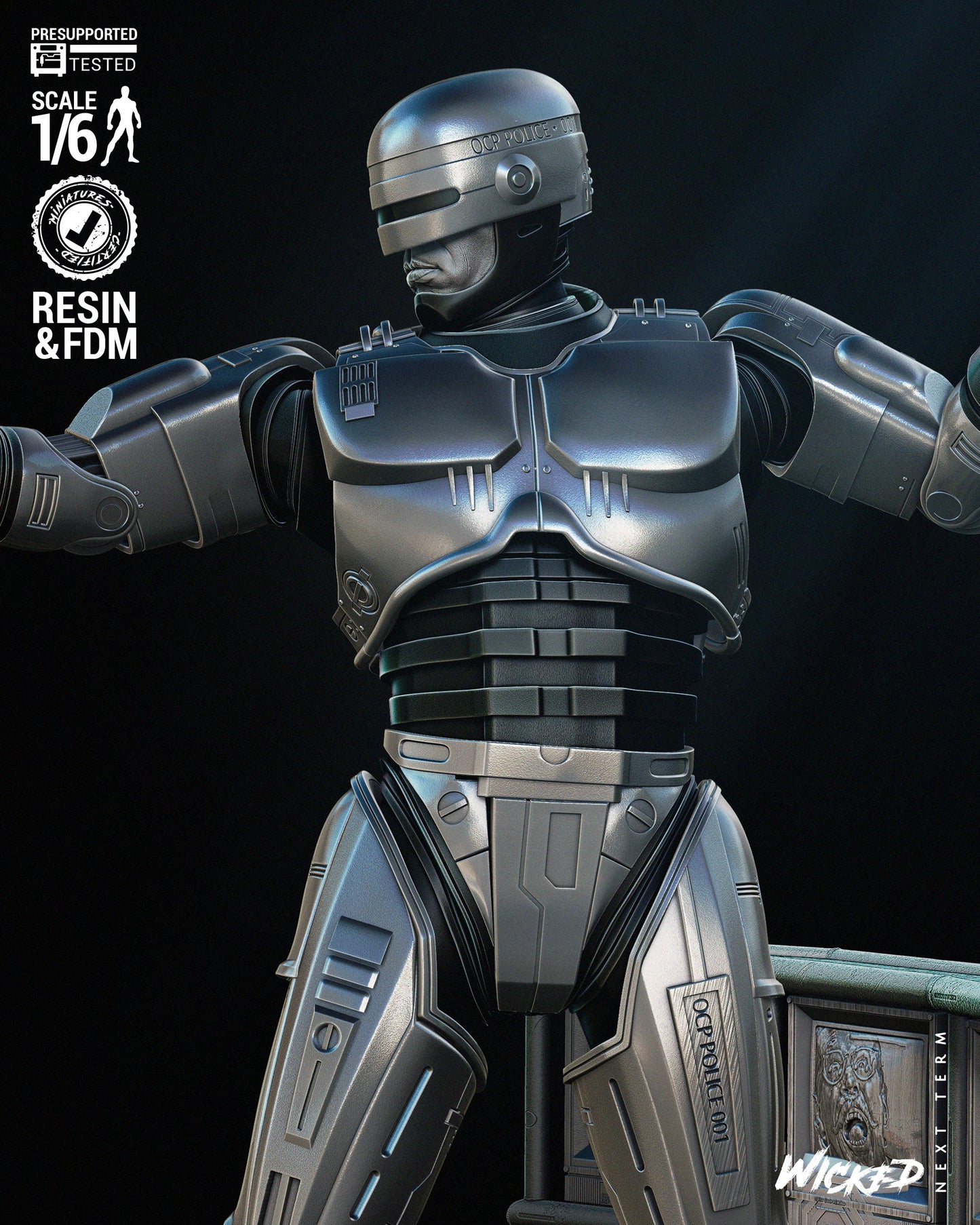 Robocop Statue