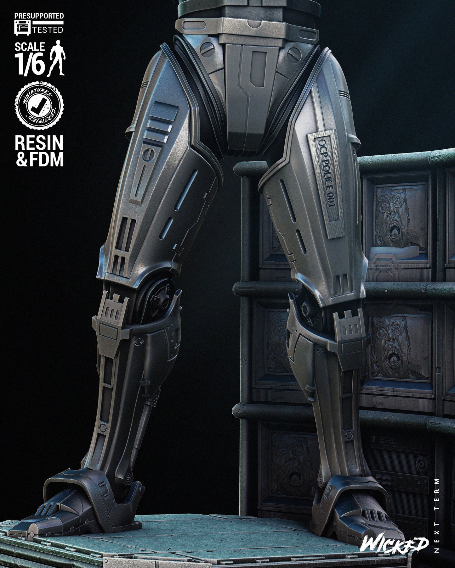 Robocop Statue