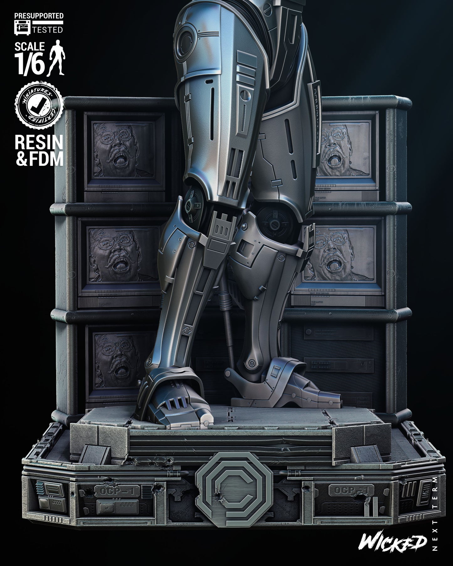 Robocop Statue