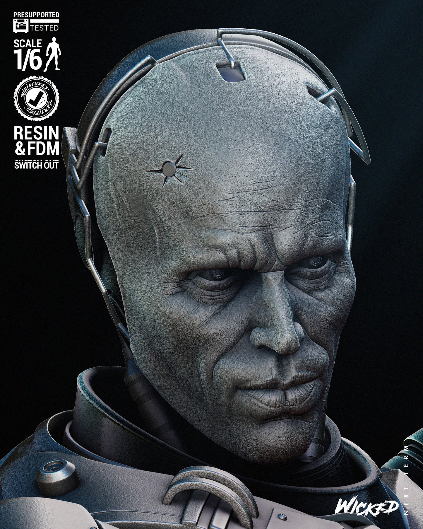 Robocop Statue